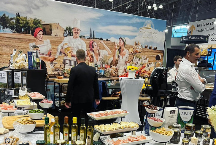 A colorful display of fancy foods at the Summer Fancy Food Show